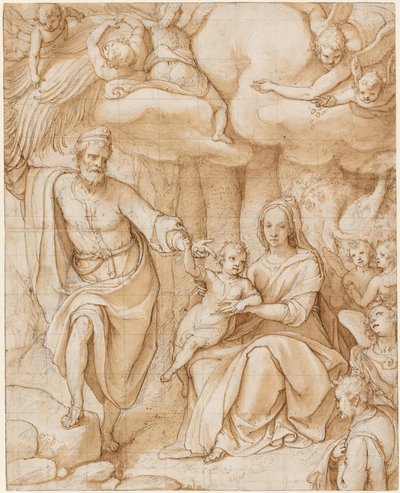Rest on the Flight into Egypt by Federico Zuccaro